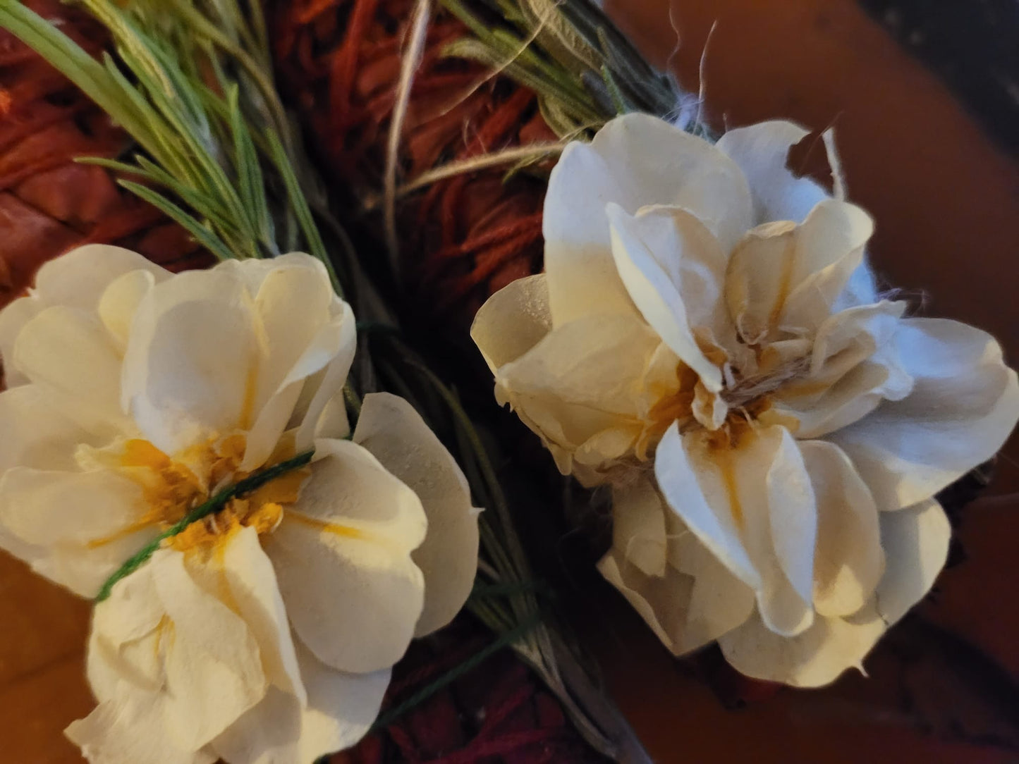 Dragon's Blood Sage Bundle with Dried Flowers