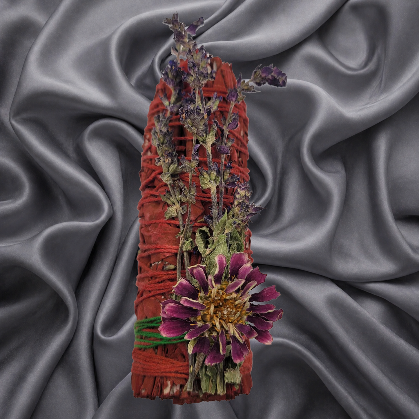 Dragon's Blood Sage Bundle with Dried Flowers