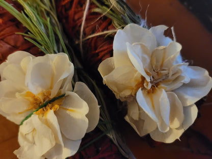 Dragon's Blood Sage Bundle with Dried Flowers